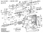 Bosch 0 603 163 803 Csb 700-2 Rlt Percussion Drill 230 V / Eu Spare Parts